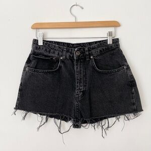 The ragged priest black denim cut offs